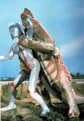 3d alien alien_girl alien_humanoid female gavadon gavadon_b groping monster mother_of_ultra rape realistic touching_pussy ultraman_(franchise) ultrawoman_marie