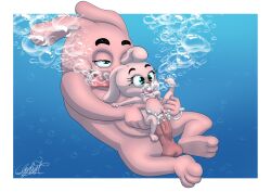 1boy 1girls anais_watterson bubble bubbles bunny cartoon_network claydust cub cumming_inside father_and_daughter female incest male naked nude rabbit richard_watterson size_difference smaller_female stomach_bulge tagme the_amazing_world_of_gumball underwater underwater_sex