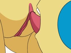 2girls animated anthro ass ass_visible_through_thighs big_ass big_breasts blush breast_sucking breasts clitoris female female_only french_kiss half-closed_eyes kissing licking licking_clitoris licking_pussy looking_at_viewer minun multiple_girls nintendo nude nude_female plusle pokémon_(species) pokemon pokemon_(species) pokemon_snap_xxx pussy saliva saliva_string sucking_nipples sweat tansau thick_thighs tongue_kiss wide_hips yuri