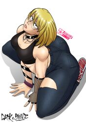 1girls big_ass big_butt blonde_hair estella_comics female female_only glasses huge_ass jenny_(mrestella) mannyestella mrestella original original_character