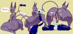 anthro ass balls beerus big_ass big_butt big_penis blush bodily_fluids boner camseven cherryfox73 cum cum_in_ass digital_media_(artwork) domestic_cat dragon_ball dragon_ball_super erection felid feline felis femboy fur gay genital_fluids genitals hair hairless hairless_cat hi_res huge_ass leash male male/male male_only male_penetrated male_penetrating male_penetrating_male mammal nude penetration penis powerful_sub sex simple_background smile sphynx_(cat) thick_thighs wide_hips