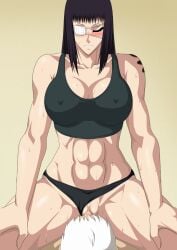 abs ass ass cunnilingus johnathan_mar jormungand lime_(purple_haze) muscular muscular_female pussy sofia_valmer thick_thighs