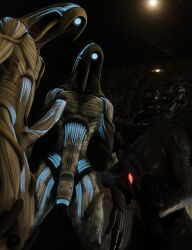 3d faceless_female geth human large_penis mass_effect penis pickle_juice robot size_difference tagme