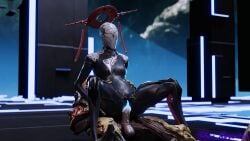 1futa 1girls 3d alien alien_girl armor auramargaret cum cum_in_pussy cum_inside female futa_on_female futanari hands_on_hips helmet ivara_(warframe) sex trinity_(warframe) trinity_strega vaginal_penetration warframe