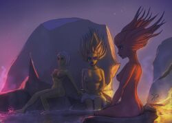 3girls alien alien_girl alien_humanoid areola areolae ass background barefoot bath bathing bathing_together big_breasts breasts calm clone_wars closed_eyes feet female female_focus female_only front_view green_skin halaisi hot_spring humanoid lava mikkian multiple_girls nude nude_female raikoh-illust raikoh14 red_body red_skin relaxing rig_nema rock side_view sisters sitting star_wars tentacle tentacle_hair the_clone_wars:_season_six tiplar tiplee towel trio volcanic_setting water wet yellow_body