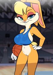 1girls 2023 animated animated_png anthro anthro_only anthrofied armpits ball bare_shoulders basketball_(ball) basketball_court basketball_uniform big_breasts blonde_hair blue_eyes bottomless bouncing_breasts breasts buckteeth cleavage clothed clothes clothing female female_only fur furry furry_only genitals gloves hair handwear hips huge_breasts humanoid lagomorph large_breasts leporid lola_bunny looking_at_viewer looney_tunes mammal multicolored_body multicolored_fur naked navel nude nude_female nudity orange_body orange_fur partially_clothed pussy rabbit short_playtime siroc smile solo solo_female space_jam sportswear tail tan_body tan_fur thick thick_thighs thighs top_heavy topwear two_tone_body two_tone_fur uniform warner_brothers wide_hips