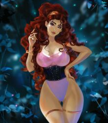 1girls disney female female_only hercules_(disney) megara solo solo_female tagme tattiart