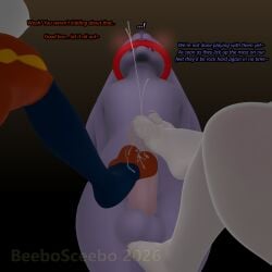 anthro balls beebo_(beebosceebo) beebosceebo blush blushing_profusely bound bovid caprine cinderace dominant dominant_female ejaculation feet female foot_fetish foot_on_balls foot_on_penis foot_play footjob gag gagged generation_8_pokemon genitals goat group hi_res imminent_foot_worship lagomorph male male/female mammal nintendo nonbinary_(lore) orgasm orgasm_from_footjob penis pokemon pokemon_(species) sex standing standing_over submissive submissive_male surprised toes toriel trans_(lore) trio undertale_(series) wide_hips