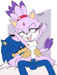 blaze the cat from sega by spindasher98