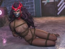 scarlet witch from marvel by wolfguybynight