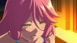 animated bedroom belly_button bright_pupils brown_eyes brown_hair completely_nude_female eyebrows_visible_through_hair eyelashes_visible_through_hair flare_arlgrande_jioral green_eyes high_quality high_resolution highres kaifuku_jutsushi_no_yarinaoshi large_ass large_boobs large_breasts large_buttocks large_hair legs makeup male_penetrating_female nipples pink_hair pussy redo_of_healer scared_expression sex shiny_body shiny_hair short_hair shy_expression suffering tagme thin_neck thin_waist vagina video violation white_skin wide_hips