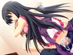 anekano black_hair censored cum female game_cg long_hair male male/female moo noyama_ringo noyama_sakura sex vaginal_penetration