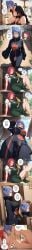 2futas 4k ai_generated akatsuki_(naruto) big_breasts big_penis blue_eyes blue_hair blush breasts bulge bulge_through_clothing comic comic_page comic_panel comic_strip commission compare_cocks comparing_penis comparing_sizes comparison english_text flaccid flaccid_penis from_below fully_clothed futa_focus futa_only futa_sans_pussy futanari hi_res high_resolution highres konan large_penis long_penis looking_at_viewer low-angle_view loyalhamster mature_futa milf naruto_(series) navel nipples nude nude_futa older_futa orange_eyes penis penis_bulge penis_shadow penis_size_comparison penis_size_difference penis_size_talk red_hair speech_bubble submissive_pov taker_pov tears testicles uncensored uzumaki_kushina wet