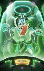 4_toes abs ahe_gao anal anal_sex animal_genitalia animal_penis anthro anus balls black_eyes blue_anus blue_body blue_fur blue_nipples blue_pawpads blush bodily_fluids bubble canid canine canine_genitalia canine_penis clenched_teeth corruption drooling erection eye_roll feet forced front_view fur genital_fluids genitals hair hands_above_head happy hi_res kemono knot laboratory looking_pleasured low-angle_view machine_bondage mammal mechanical_arm mind_break multiple_penetration nipples nude pawpads penetration penis ponytail precum pupils red_penis red_pupils saliva spread_legs spreading stasis_chamber tears teeth tentacle tentacle_in_ass tentacle_in_urethra tentacle_on_foot tentacle_penetration test_chamber toes tongue tongue_out urethral urethral_penetration white_balls white_body white_fur xiaoyaozhi