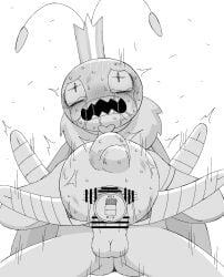 2_antennae 4_legs abdominal_bulge ambiguous_gender ambiguous_penetrated amputee anon anthro anthro_penetrated arthropod balls blush bodily_fluids butterfly censor_bar censored cloacal cloacal_penetration collar collar_tag cross_pupils crown crying disability disney double_penetration duo english_text from_behind_position genitals greyscale headgear heart_collar_tag hi_res hoppers human human_on_anthro human_penetrating human_penetrating_anthro insect insect_wings interspecies japanese_description lepidopteran male male/ambiguous male_human/female_insect male_penetrating male_penetrating_ambiguous mammal monarch_butterfly monochrome omnivore_(artist) open_mouth penetration penile penile_penetration penis penis_in_cloaca pixar questionable_consent round_head ruff saliva sex sex_toy sex_toy_in_cloaca sex_toy_insertion shaking solo_focus sweat tears text thrusting titus_(hoppers) trembling vibrator_in_cloaca wings wrapped_legs zoophilia