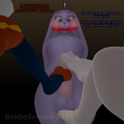 anthro balls beebo_(beebosceebo) beebosceebo blush blushing_profusely bound bovid caprine cinderace dominant dominant_female feet female foot_fetish foot_on_balls foot_on_penis foot_play footjob gag gagged generation_8_pokemon genitals goat group hi_res lagomorph male male/female mammal nintendo nonbinary_(lore) penis pokemon pokemon_(species) sex standing standing_over submissive submissive_male surprised toes toriel trans_(lore) trio undertale_(series) wide_hips