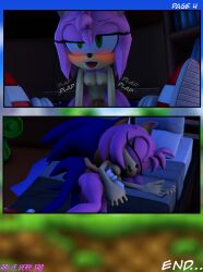 amy rose from sega by ari is very sad