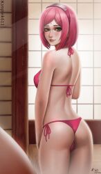 boruto:_naruto_next_generations bra cute green_eyes high_resolution kyopink naruto naruto_(series) panties pink_hair sakura_haruno underwear