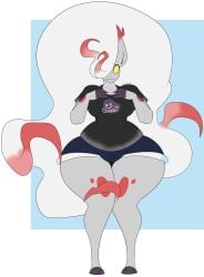 big_breasts breasts dani_(dewwydartz) dewwydarts dewwydartz female furry hisuian_zoroark nintendo pokémon_(species) pokemon pokemon_(species) zoroark