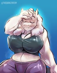 toriel from undertale by thedarkzircon