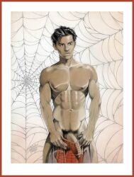 kentartwork male male_focus male_only marvel peter_parker spider-man straight_hair