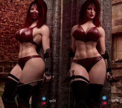 skarlet from mortal kombat by cga3d