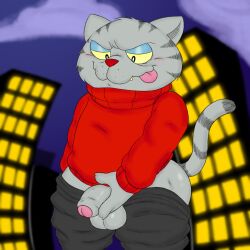 anthro anthro_male feline filthyopossum fritz_the_cat fritz_the_cat_(character) male penis tagme