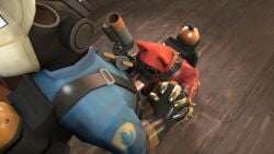 big_ass big_breasts blowjob fempyro hold_hand love pyro team_fortress_2 tf2