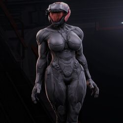 1girls 3d bodysuit breasts female_spartan_(halo) halo_(series) helmet human madis259 muscular_female skin_tight solo solo_female spartan_(halo)