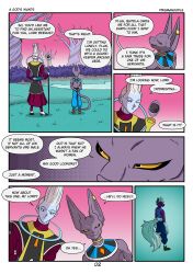 anthro anthro_only beerus comic dragon_ball dragon_ball_super english_text male male_only page_2 prismanoodle_(artist) whis