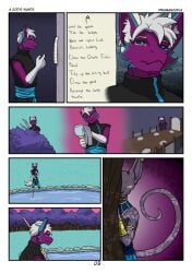 anthro anthro_only beerus comic dragon_ball dragon_ball_super english_text male male_only page_3 prismanoodle_(artist)