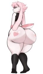 artist_name ass big_butt female femboy_bunny haylapick hi_res lagomorph leporid male male/female mammal pink_body rabbit solo sweet_sylvi