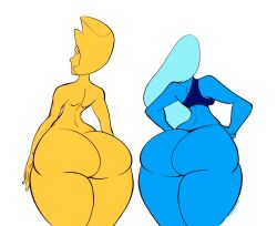 2d 2girls arcadafalls ass big_ass big_butt blue-skinned_female blue_diamond_(steven_universe) blue_skin breasts cartoon_network diamond_authority fat_ass fat_butt gem_(species) gigantic_ass gigantic_butt huge_ass huge_butt steven_universe yellow-skinned_female yellow_diamond_(steven_universe) yellow_skin