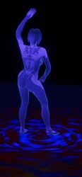 1girls 3d 3d_animation animated artificial_intelligence artist_request ass bent_over blue_body blue_hair blue_skin cortana cortana_v2 dancing female female_focus female_only halo halo_(game) halo_(series) no_sound presenting_hindquarters video