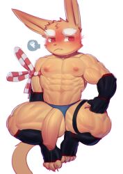 abs anthro balls bodily_fluids cydonia_xia dripping fur genital_fluids genitals hi_res male male_only mammal muscular muscular_anthro muscular_male nipples pecs penis precum precum_drip red_eyes solo vein veiny_muscles veiny_penis xia_(cydonia_xia)