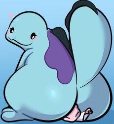 ass ekkokenight mew mew_(pokemon) pokemon pokemon_(species) quagsire rear_view tagme