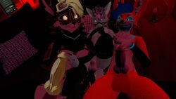 anthro anthro_only blue_fur briskfox canid canine fur furry_only light_belly male_only maverick621 no_vanity rexouium tagme twitter vr_media vrchat white_belly white_fur