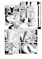 absurd_res against_surface anthro big_breasts breasts breasts_on_glass canid canine comic dialogue duo english_text eulipotyphlan fox gender_transformation genitals hedgehog hi_res male mammal miles_prower missphase monochrome mtf_transformation nipples nude on_glass page_9 pussy sega sonic_(series) sonic_the_hedgehog sonic_the_hedgehog_(series) sonique_the_hedgehog tails tails_the_fox transformation