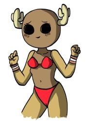 bikini female penny_fitzgerald penny_fitzgerald_(peanut) s4l4t0v3c shy small_breasts smile the_amazing_world_of_gumball