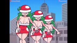 :3 ad animated big_breasts bounce bouncing_breasts breasts cleavage clothed clothed_female commercial dancing dress english_text female funny green_hair hair_between_eyes hi_res highres hips hips_wider_than_shoulders humanized jumping light-skinned_female long_hair mario mario_(series) meme messy_hair minus8 mp4 music nintendo nintendo_switch no_sex parody parody_porn piranha_plant piranha_plant_girl plant plants red_dress rule_63 safe smile smiling_at_viewer sound strapless strapless_dress super_mario_rpg thick_thighs thighs tongue twitter video youtube