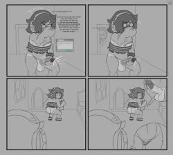 1futa 1girl1futa 1girls 2girls artist_logo balls ballsack blush blush_lines breasts comic_panel dj_candy ebiinari electronic_arts erect_penis erection futanari greyscale hairy_pussy hand_on_penis headphones looking_at_another looking_back masturbation mysims oc original_character panel panels penis precum pubes pubic_hair pussy sniffing sniffing_clothes tagme tanline tanlines text torn_clothes torn_clothing vagina watermark