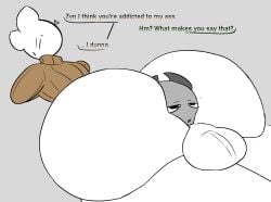 anal_vore balls big big_ass bubble_butt casual_vore couple_vore demon fat_ass female female_prey femboy goob_(toastyloaf) male male/female male_pred toastyloaf zyn_(toastyloaf)