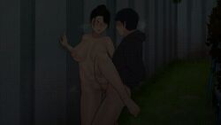 animated big_breasts girlfriend ntrman park_minjee sex_in_public tenants_of_the_dead