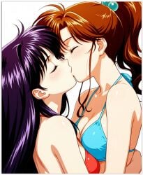 2girls ai_generated girl_on_girl lesbian_couple lesbian_domination lesbian_focus lesbian_kiss lesbian_sex makoto_kino rei_hino sailor_jupiter sailor_mars yuri yuri yuri