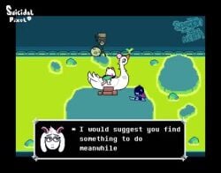 2boys after_ejaculation anal anal_sex animated compression_artifacts cum cum_in_ass deltarune dialogue_box ejaculation english_text gay gay_anal gay_male gay_sex handjob handjob_while_penetrating higher_resolution_available kris_(deltarune) longer_than_one_minute pixel_animation pixel_art ralsei ralsei_with_white_fur sex suicidalpixel tagme video