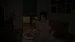 animated big_breasts cowgirl_position cum_inside infidelity mounting netorare ntr ntrman older_male park_minjee sex_in_the_room tenants_of_the_dead younger_female younger_female_older_male