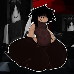 big_thighs forsaken_(roblox) hips_wider_than_shoulders huge_thighs roblox roblox_game robloxian tagme thick_thighs two_time_(forsaken) wide_hips
