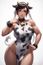 breasts chun-li cosplay cow_girl ecchi generated_ai