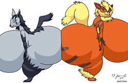 2010 9-puzzle anthro anthro_only arcanine ass ass_bigger_than_head ass_to_ass bent_over big_ass big_breasts big_butt breasts breasts_bigger_than_head breasts_bigger_than_torso bubble_ass bubble_butt butt butt_bigger_than_head butt_to_butt curvy enormous_ass enormous_breasts enormous_butt fat_ass fat_butt female from_side furry furry_only gigantic_ass gigantic_butt huge_ass huge_butt hyper hyper_ass hyper_breasts hyper_butt large_ass large_butt looking_at_another massive_ass massive_butt mightyena nintendo plump plump_ass pokémon_(species) pokemon pokemon_(species) round_ass round_butt smile tail thick thick_ass thick_thighs thighs voluptuous wide_hips