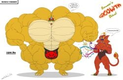 2boys abs biceps big_muscles bowser could_be_bigger extreme_muscles hair huge_muscle hyper_muscles juano large_muscles male mario_(series) muscles muscular muscular_arms muscular_legs muscular_male muscular_thighs needs_a_continuation needs_more_mass nintendo not_big_enough pecs red_hair